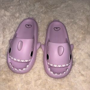 Lavender Shark Slippers for Women